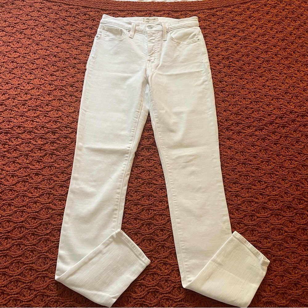 Madewell White Skinny Jeans (28L)